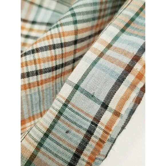 Western Top Mens 36 (Medium) Plaid Rodeo Pearl Button down long sleeve - Picture 13 of 13